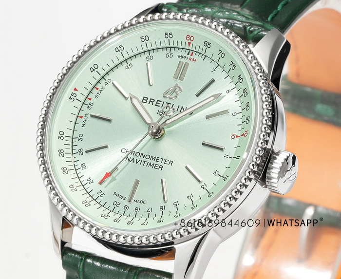 BREITLING NAVITIMER AUTOMATIC 36 A17395361L1P2 (green) Replica Watch for Sale 第3张