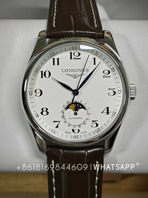 Top replica LONGINES MASTER COLLECTION L2.909.4.78.3 (leather strap) for sale 第3张