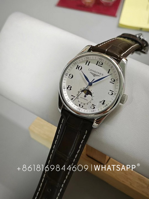 Top replica LONGINES MASTER COLLECTION L2.909.4.78.3 (leather strap) for sale 第1张