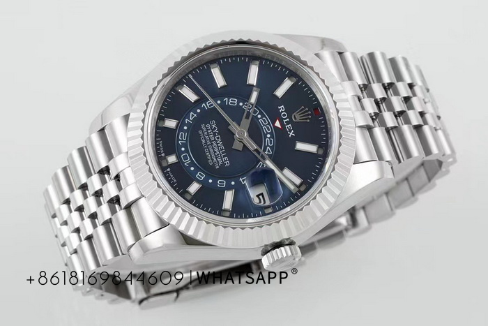 Rolex SKY-DWELLER 336934-0006 (blue) replica watch for sale 第2张