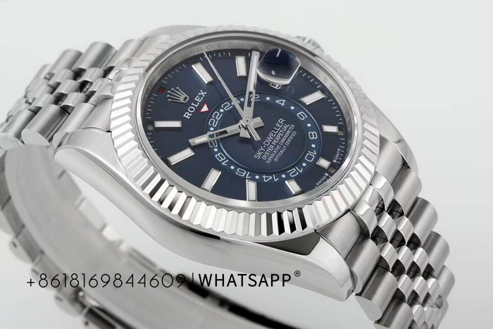 Rolex SKY-DWELLER 336934-0006 (blue) replica watch for sale 第3张