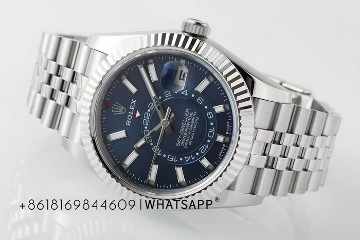 Rolex SKY-DWELLER 336934-0006 (blue) replica watch for sale 第4张