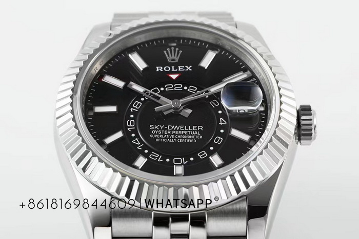 Top-grade replica Rolex SKY-DWELLER 336934-0008 (black) for sale 第5张