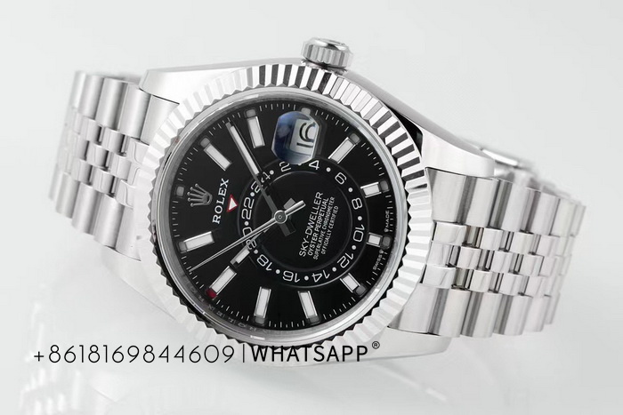 Top-grade replica Rolex SKY-DWELLER 336934-0008 (black) for sale 第3张