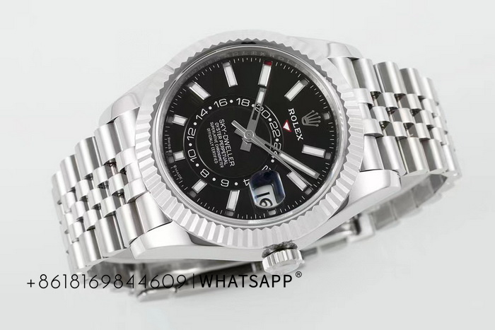 Top-grade replica Rolex SKY-DWELLER 336934-0008 (black) for sale 第4张