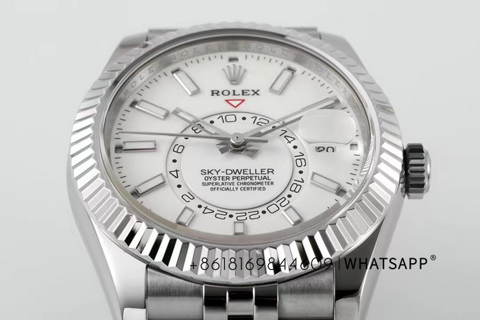 Top-grade clone Rolex SKY-DWELLER 336934-0004 (white) for sale 第2张