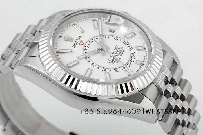 Top-grade clone Rolex SKY-DWELLER 336934-0004 (white) for sale 第5张