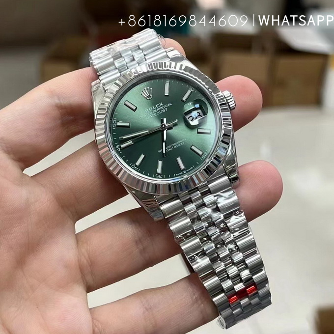 Top-grade replica Rolex Datejust 126334-0028 (mint green) 41mm watch for sale 第2张