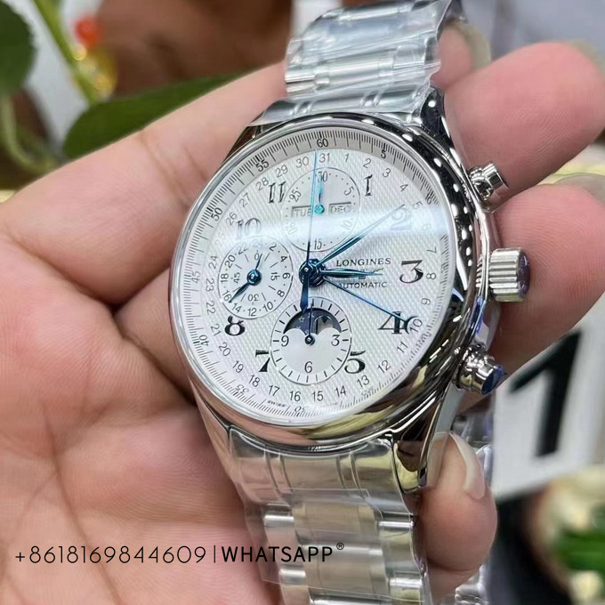 Introduction to the top-grade replica LONGINES MASTER L2.773.4.78.6 (steel bracelet) watch 第3张