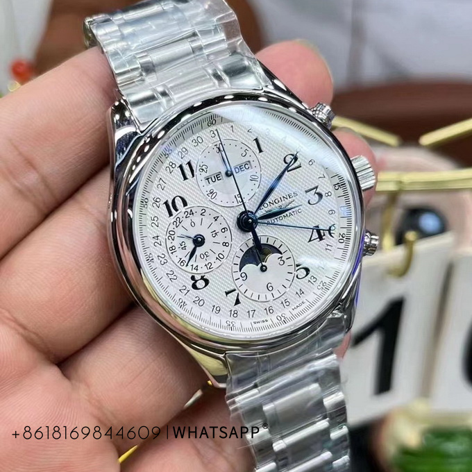 Introduction to the top-grade replica LONGINES MASTER L2.773.4.78.6 (steel bracelet) watch 第5张