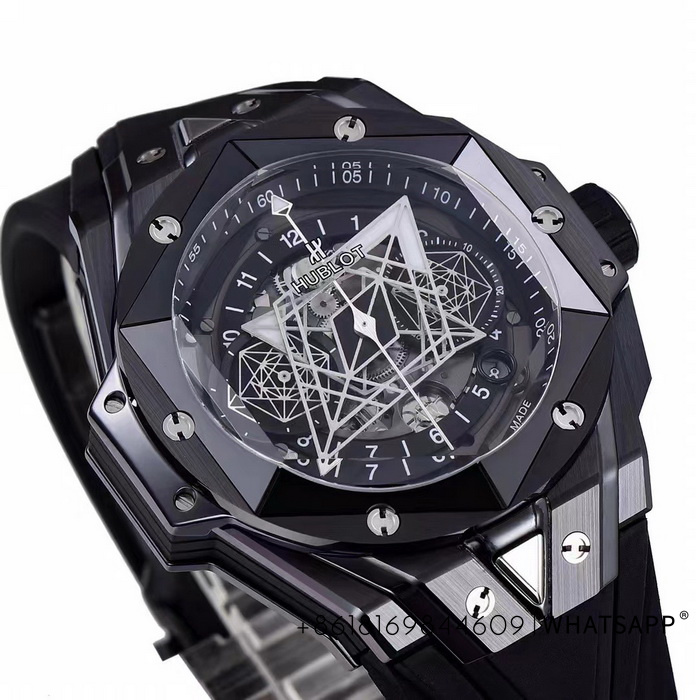 HUBLOT BIG BANG SANG BLEU II 418.CX.1107.RX.MXM22 Replica Watch for Sale 第6张