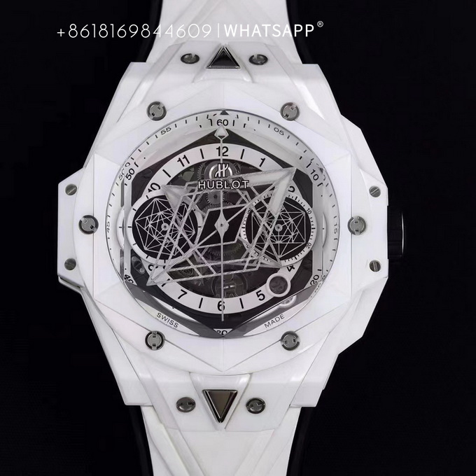 The HUBLOT BIG BANG SANG BLEU II 418.HX.2001.RX.MXM21 Replica Watch for Sale 第4张