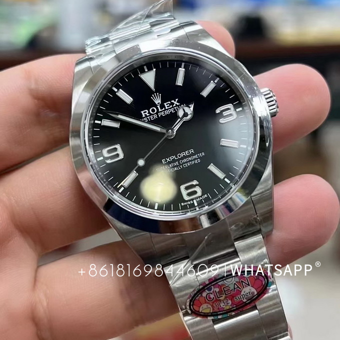 C Factory Rolex Explorer 214270-0003 39mm Replica Watch for Sale 第3张