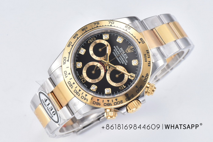 Introduction to the Rolex Daytona 116503-0011 (Two-Tone) Diamond Reissue Watch from the Clean Factory 第4张