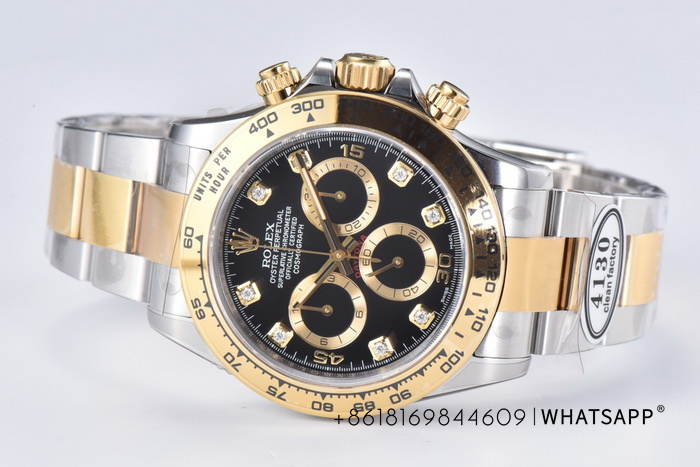 Introduction to the Rolex Daytona 116503-0011 (Two-Tone) Diamond Reissue Watch from the Clean Factory 第5张