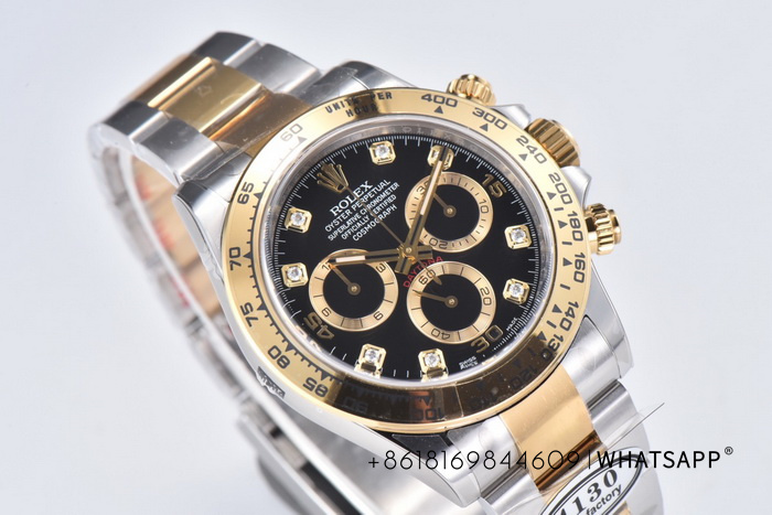 Introduction to the Rolex Daytona 116503-0011 (Two-Tone) Diamond Reissue Watch from the Clean Factory 第2张