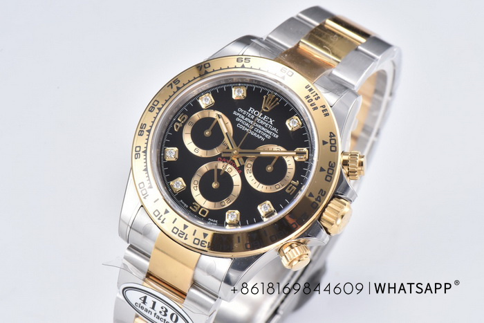 Introduction to the Rolex Daytona 116503-0011 (Two-Tone) Diamond Reissue Watch from the Clean Factory 第3张