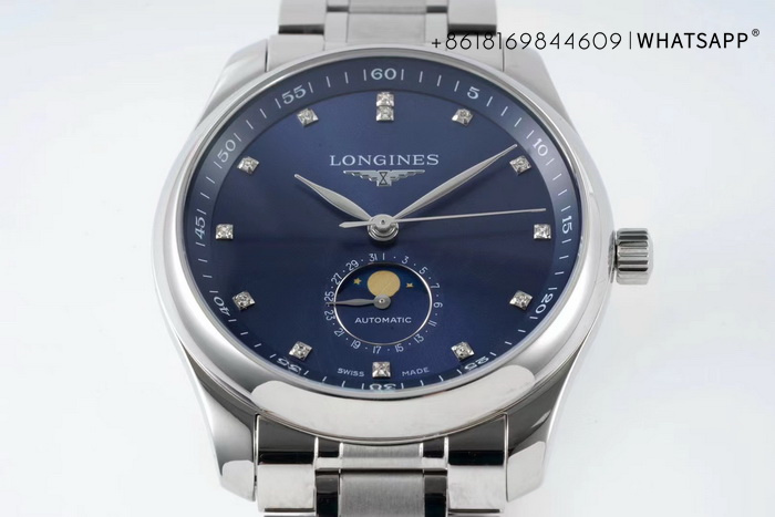 Top-level replica LONGINES MASTER COLLECTION L2.909.4.97.6 (with diamonds) for sale 第2张