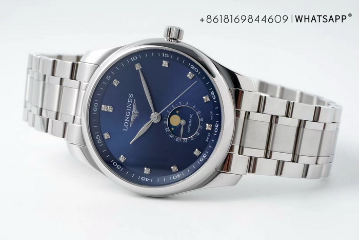 Top-level replica LONGINES MASTER COLLECTION L2.909.4.97.6 (with diamonds) for sale 第5张