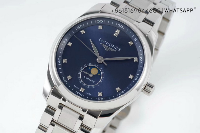 Top-level replica LONGINES MASTER COLLECTION L2.909.4.97.6 (with diamonds) for sale 第3张
