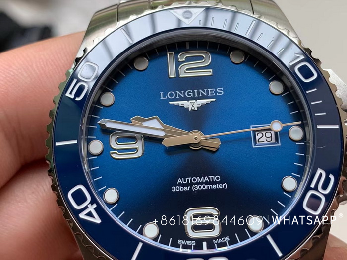 Introduction to the VS Factory Longines HydroConquest (blue) L3.782.4.96.6 43mm Replica Watch 第7张