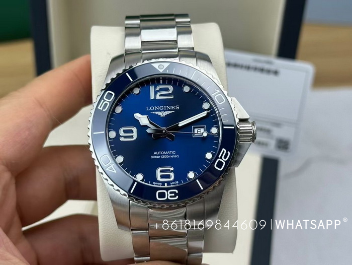 Introduction to the VS Factory Longines HydroConquest (blue) L3.782.4.96.6 43mm Replica Watch 第2张