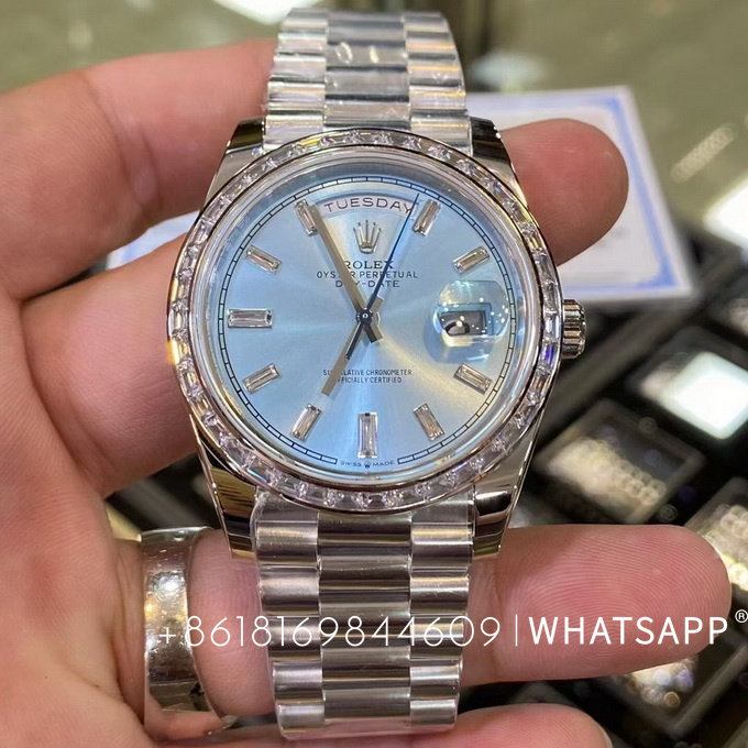 Introduction to the Rolex OYSTER PERPETUAL DAY-DATE m228396tbr-0002 Replica Watch 第4张