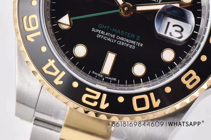 Clean Factory Rolex PERPETUAL GMT-Master II 126713-0001 Top Replica Watch for Sale 第5张