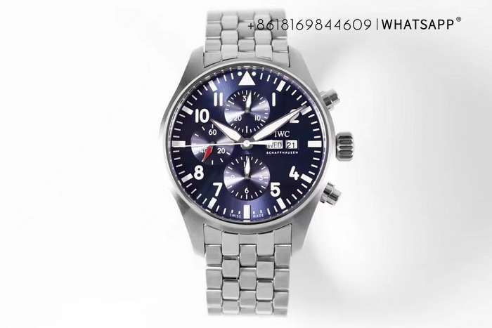 ZF Factory Reproduction IWC PILOT’S WATCH CHRONOGRAPH 43 IW377717 Purchase 第1张