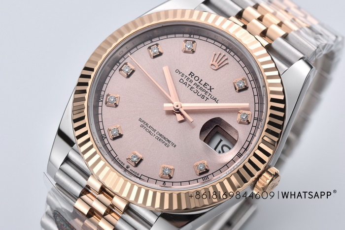 Purchase of the Clean Factory Rolex Oyster Perpetual Datejust M126331-0008 (Rose Gold) 41mm Replica Watch 第2张