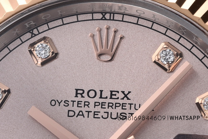 Purchase of the Clean Factory Rolex Oyster Perpetual Datejust M126331-0008 (Rose Gold) 41mm Replica Watch 第3张