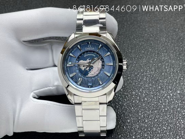 Replica Omega Seamaster GMT WORLDTIMER 220.10.43.22.03.002 for sale by VS Factory 第2张