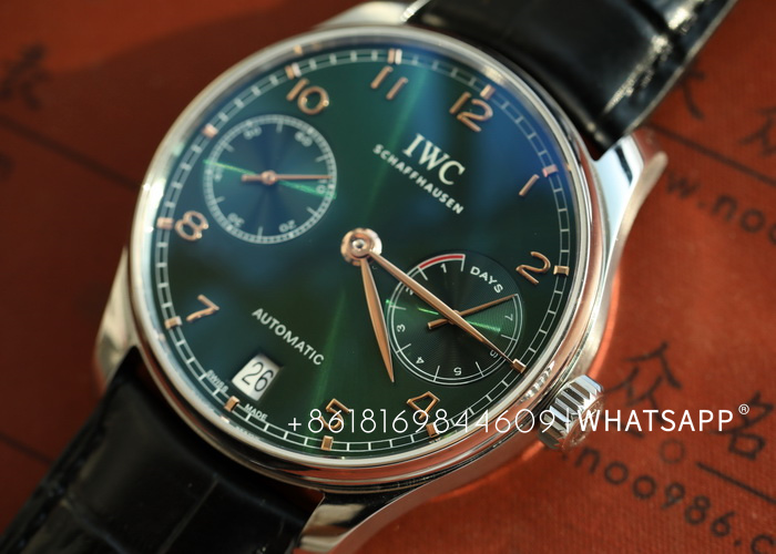 Top-grade replica IWC PORTUGIESER 42mm (Kuwait Special Edition) watch for sale 第4张