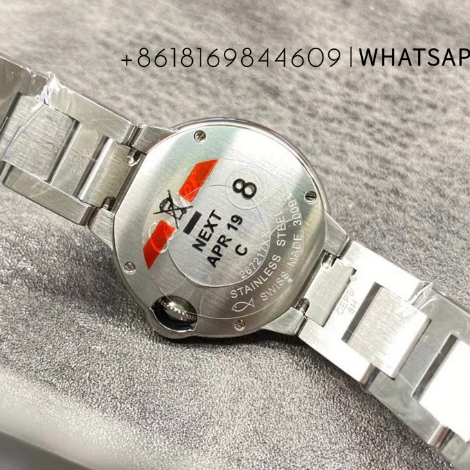 V6 Factory Top Reproduction BALLON BLEU DE CARTIER WSBB0067 28mm Quartz Watch Sales 第6张