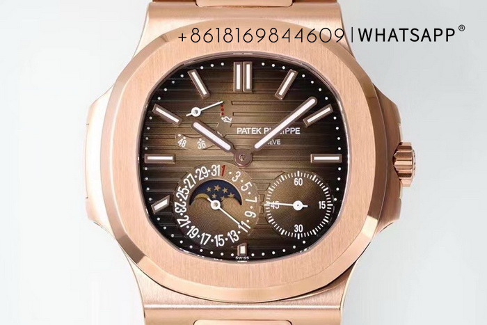 Patek Philippe Nautilus 5712 (Rose Gold) Top Replica Watch for Sale 第2张
