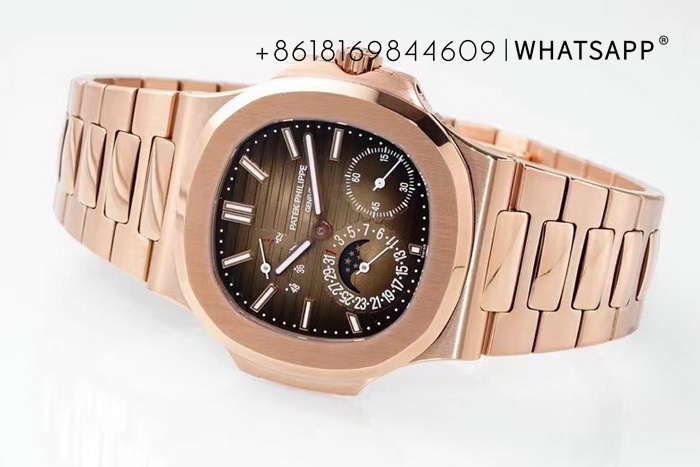 Patek Philippe Nautilus 5712 (Rose Gold) Top Replica Watch for Sale 第5张