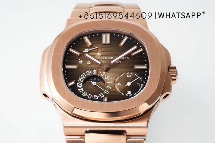Patek Philippe Nautilus 5712 (Rose Gold) Top Replica Watch for Sale 第6张