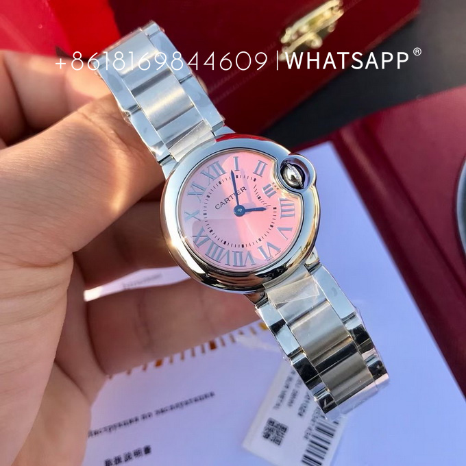 BALLON BLEU DE CARTIER W6920038 28mm Quartz ladies' replica watch for sale 第1张