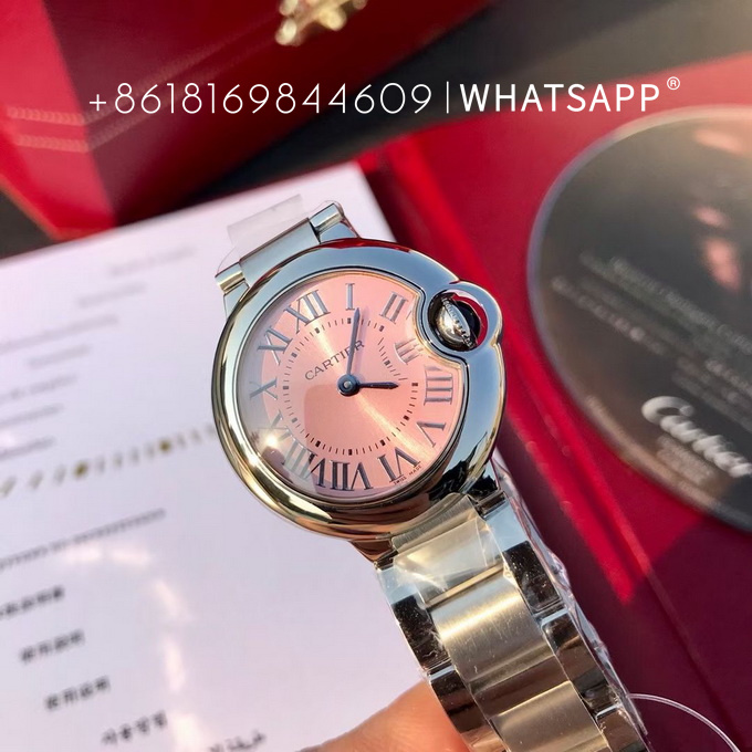 BALLON BLEU DE CARTIER W6920038 28mm Quartz ladies' replica watch for sale 第4张