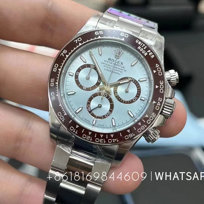 For sale: Top replica of Rolex Daytona 126506 (Ice Blue) with the new 4131 movement from the CLEAN factory 第2张