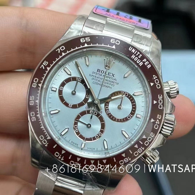 For sale: Top replica of Rolex Daytona 126506 (Ice Blue) with the new 4131 movement from the CLEAN factory 第4张