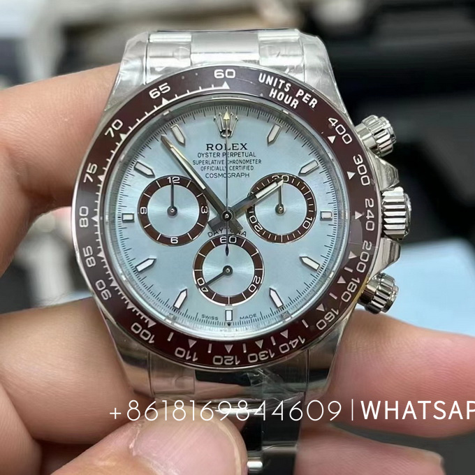 For sale: Top replica of Rolex Daytona 126506 (Ice Blue) with the new 4131 movement from the CLEAN factory 第5张