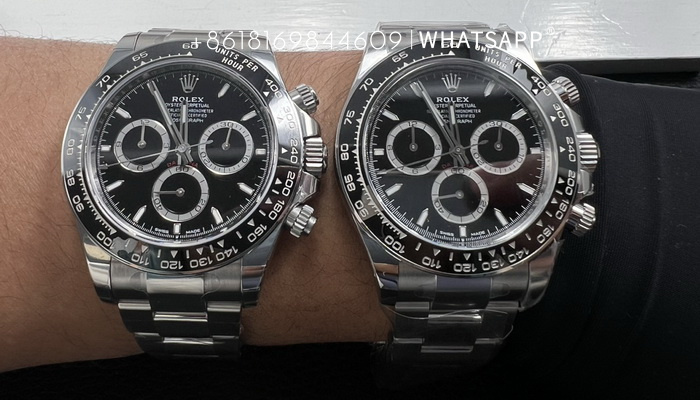 Comparison of C Factory Rolex Daytona m126500ln-0002 (4131 Movement) with Genuine Watch Pictures 第5张