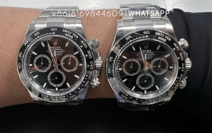 Comparison of C Factory Rolex Daytona m126500ln-0002 (4131 Movement) with Genuine Watch Pictures 第6张