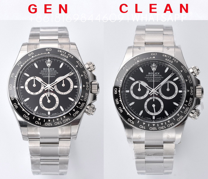 Comparison of C Factory Rolex Daytona m126500ln-0002 (4131 Movement) with Genuine Watch Pictures 第10张