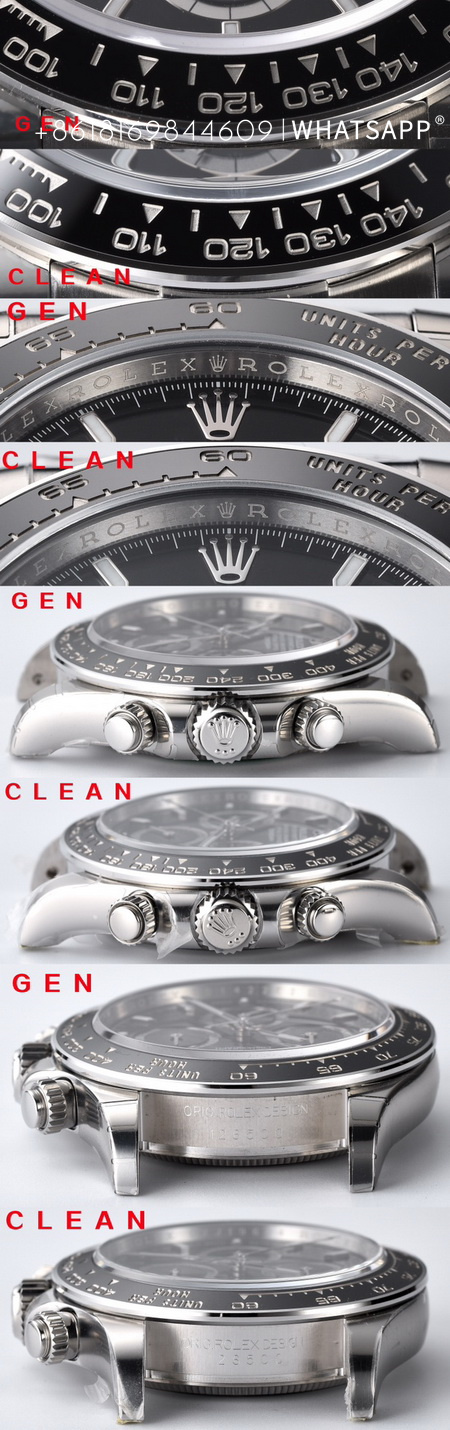 Comparison of C Factory Rolex Daytona m126500ln-0002 (4131 Movement) with Genuine Watch Pictures 第14张