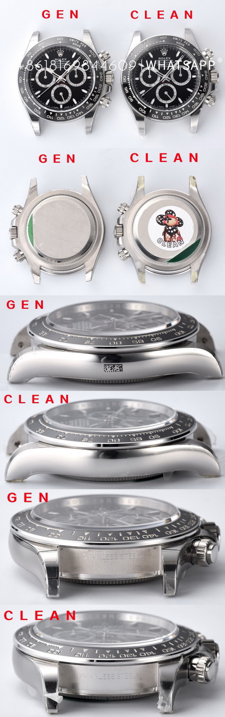 Comparison of C Factory Rolex Daytona m126500ln-0002 (4131 Movement) with Genuine Watch Pictures 第15张