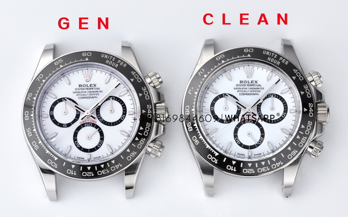 Comparison Review of Genuine vs. Replica Rolex Daytona 126500LN-0001 with 4131 Movement 第1张