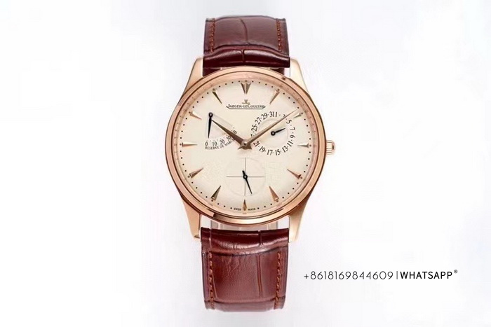 Top Replica Jaeger-LeCoultre MASTER ULTRA THIN 1372520 (Rose Gold) Watch for Sale 第2张