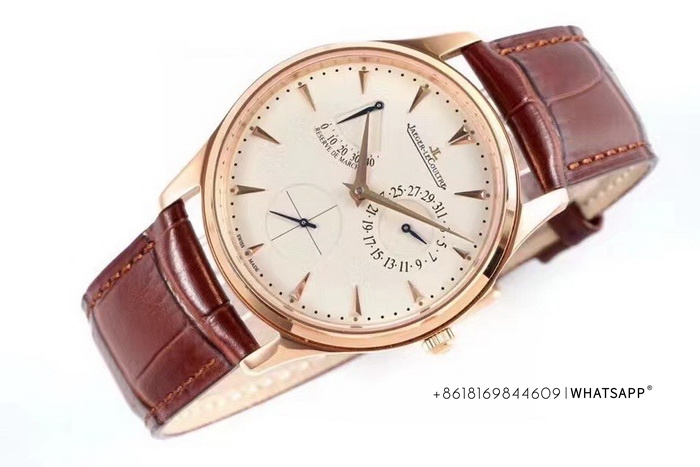 Top Replica Jaeger-LeCoultre MASTER ULTRA THIN 1372520 (Rose Gold) Watch for Sale 第5张